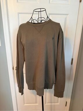 French Connection Men's Crewneck Sweatshirt in Olive